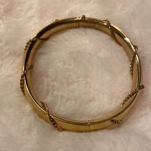 Independent Brand Woman’s Gold Tone Adjustable Bracelet/ Bangle